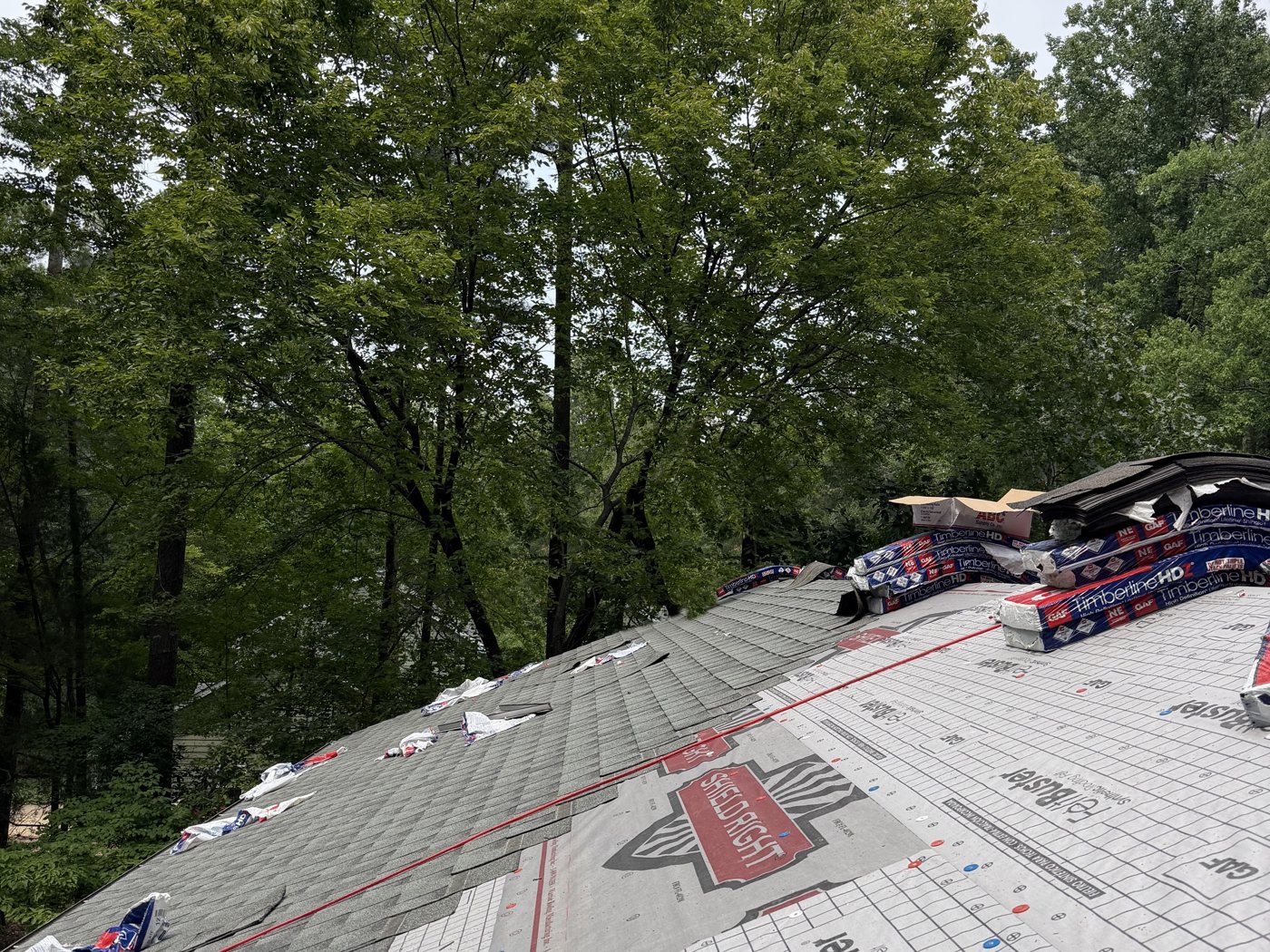 New architectural shingles installed by Omni Home